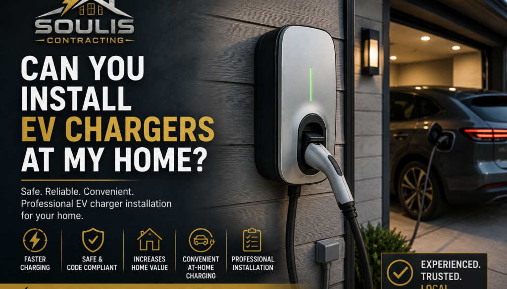 can you install ev chargers at my home