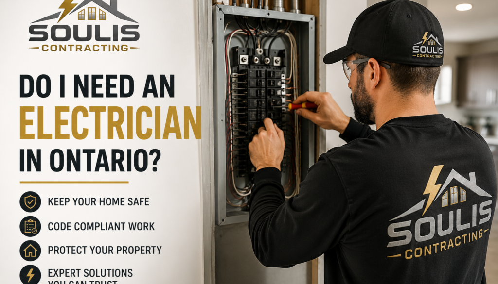 do i need an electrician in ontario