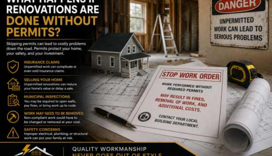 what happens if work is done without permits