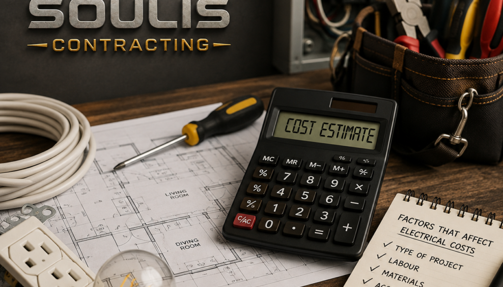 how much does an electrician cost in caledon